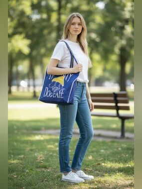 Blue Tote Bag